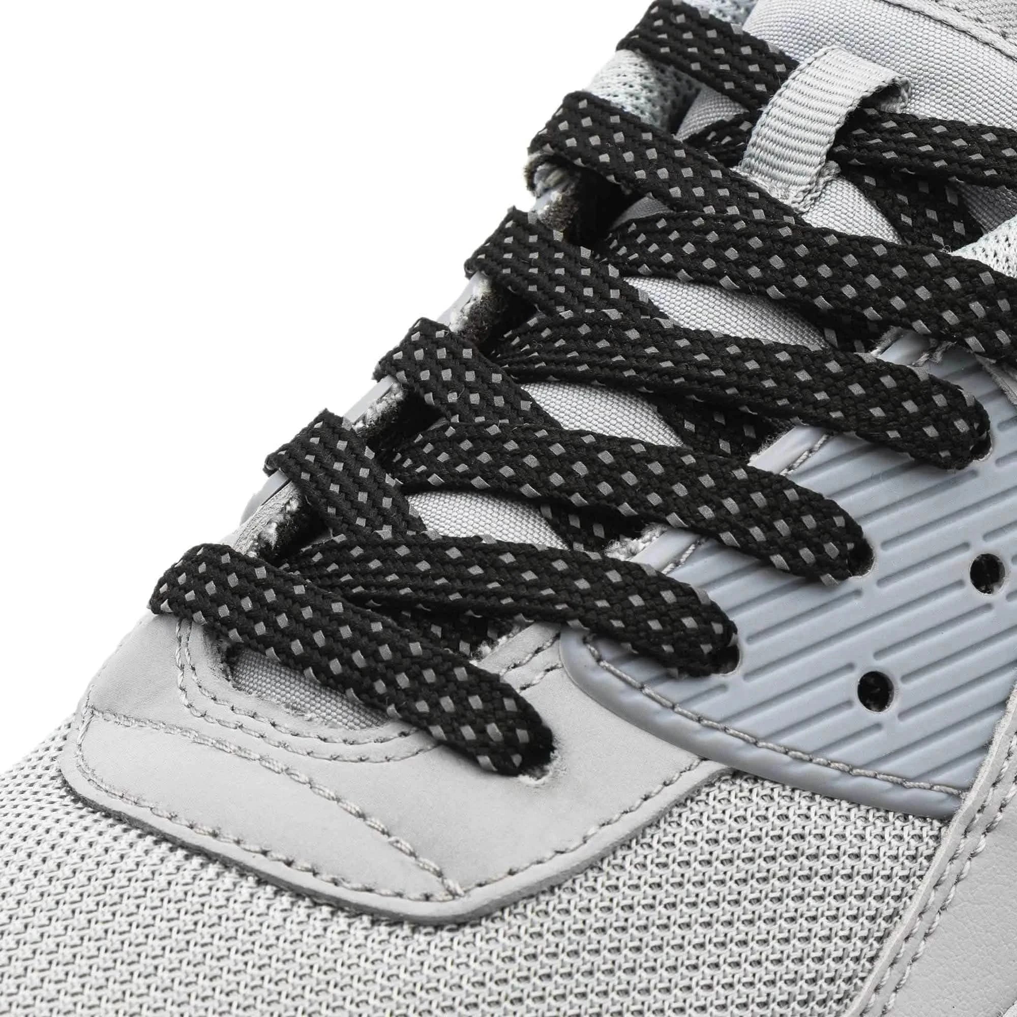 Black - Reflective Flat Laces 2.0 - Image 2