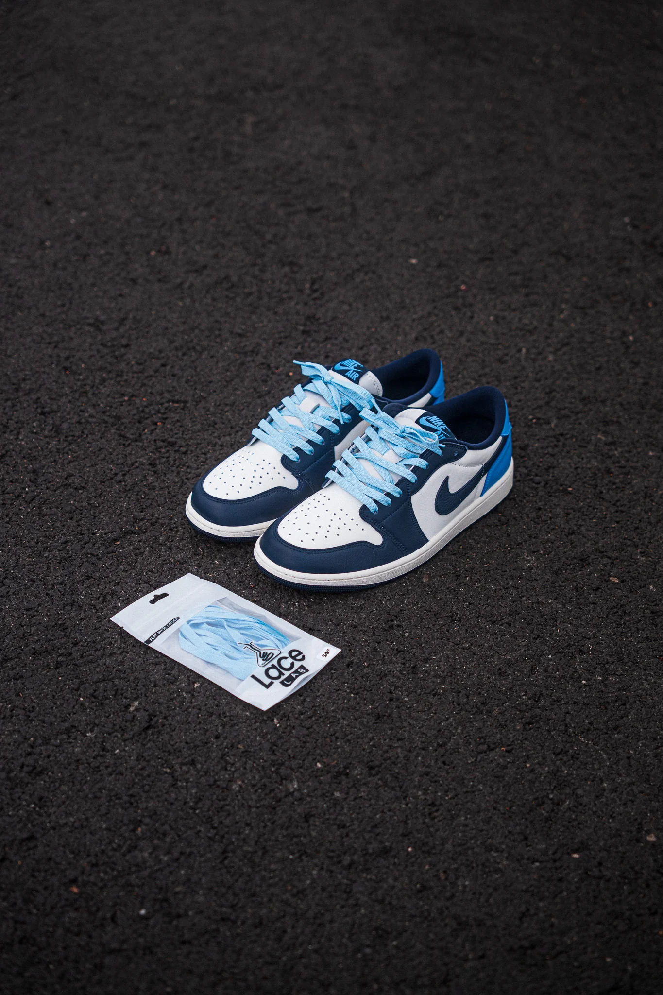 Carolina Blue Jordan 1 Replacement Shoelaces - Image 3