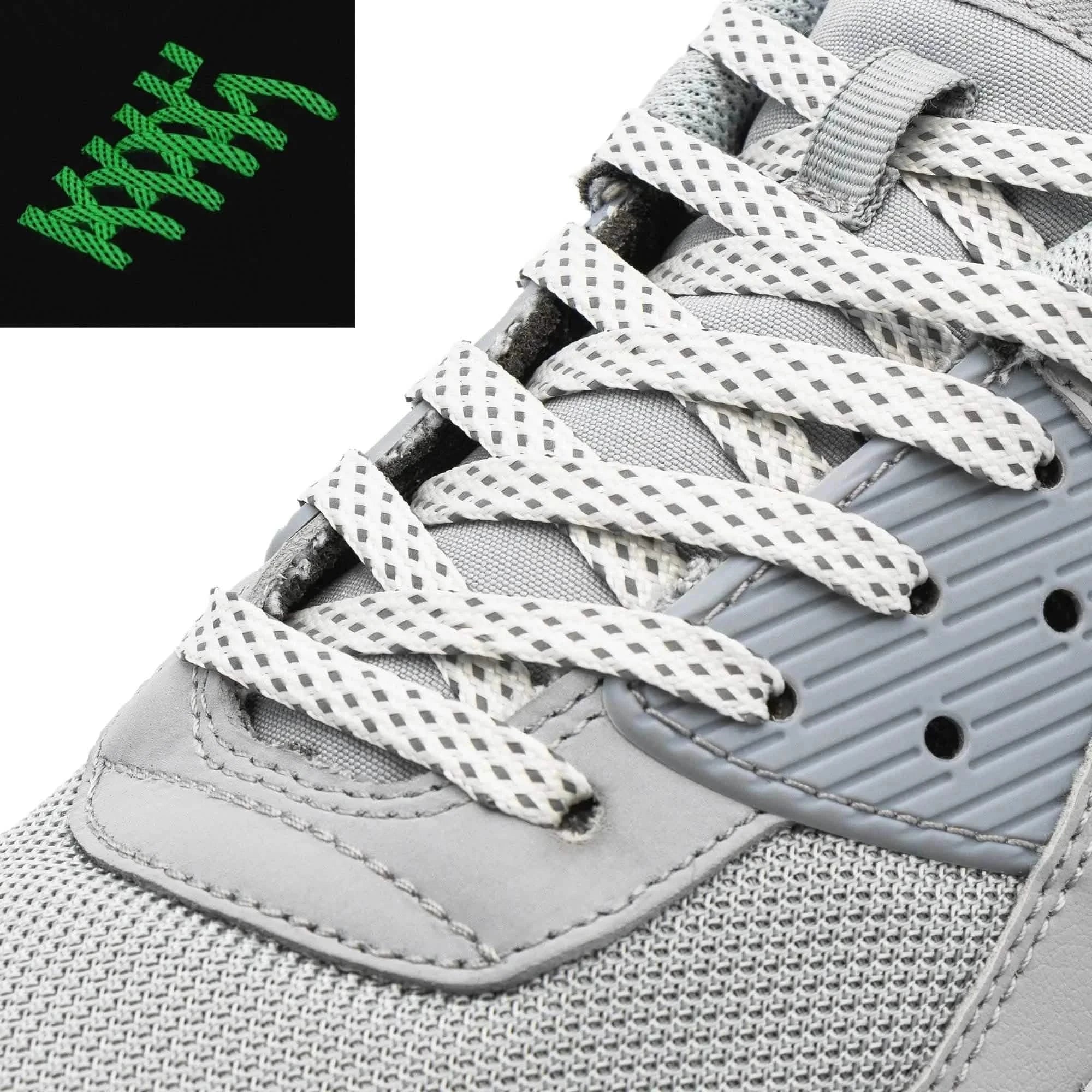 Glow In The Dark - Reflective Flat Laces 2.0 - Image 2