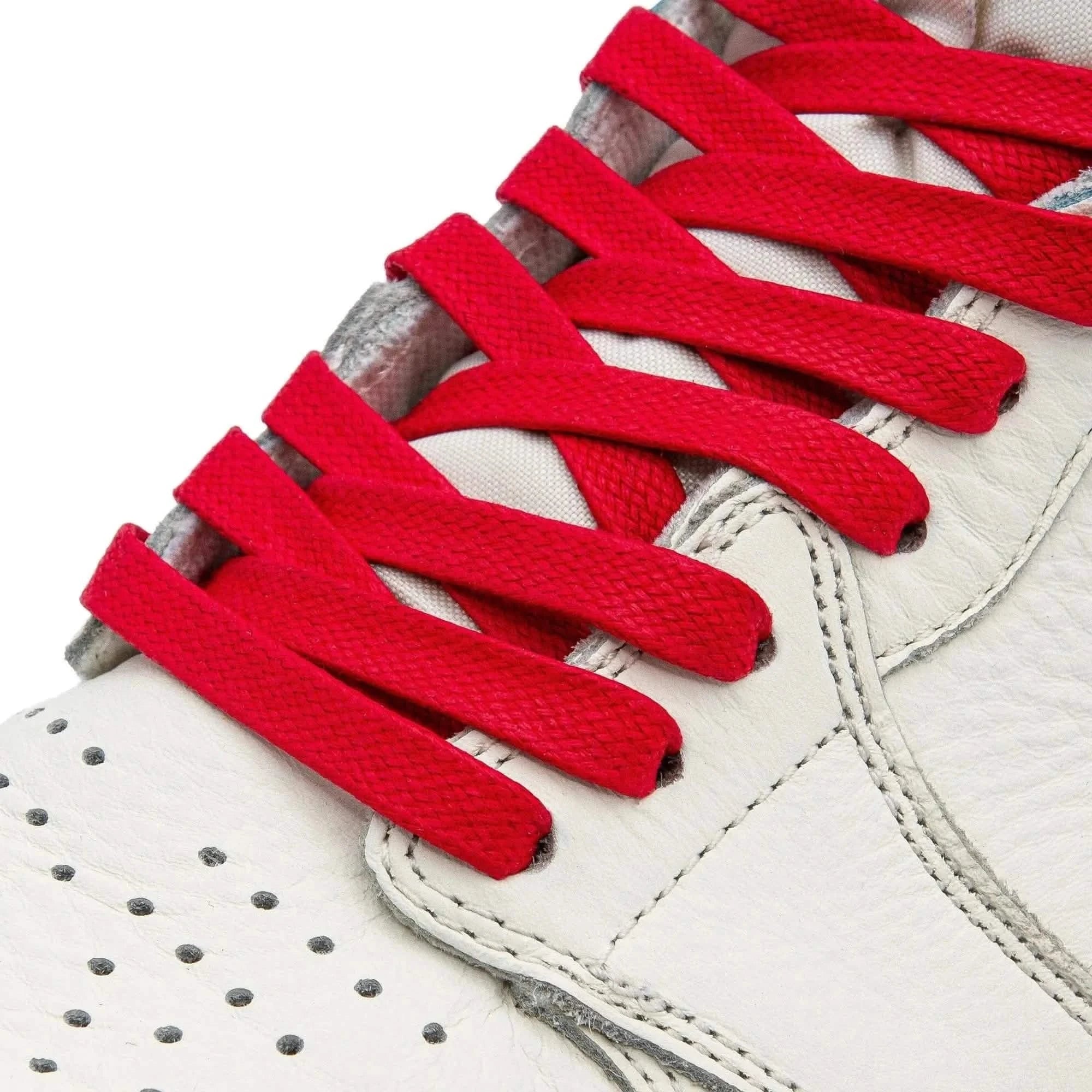 Red Waxed Shoe Laces - Image 2