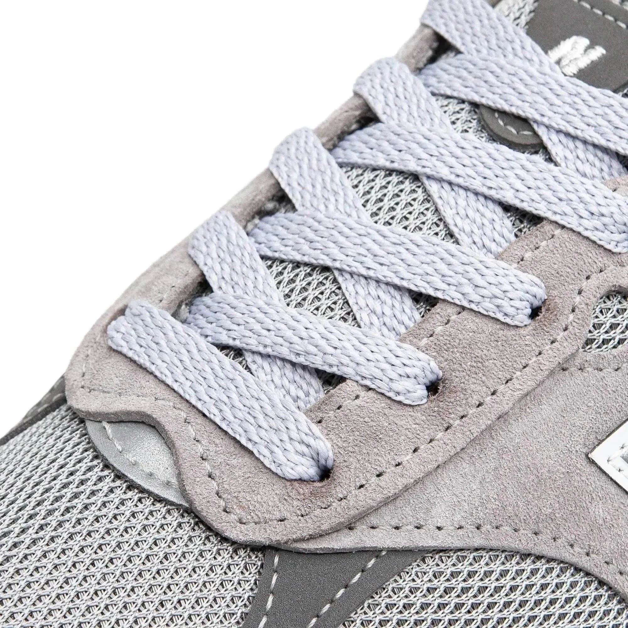 Silver Flat Shoe Laces - Image 2